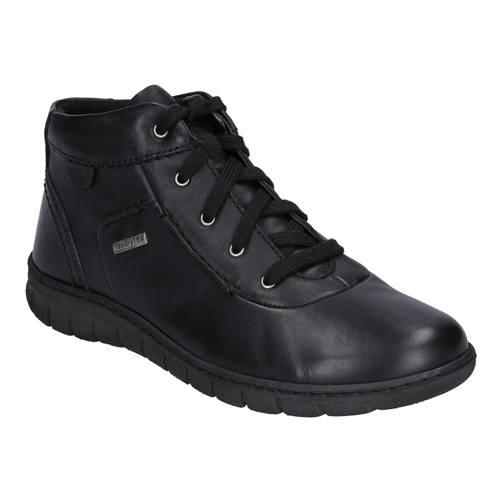 Josef Seibel 93153 Steffi 53 black Tex lace boot Sizes - 38 to 42. Price - £99