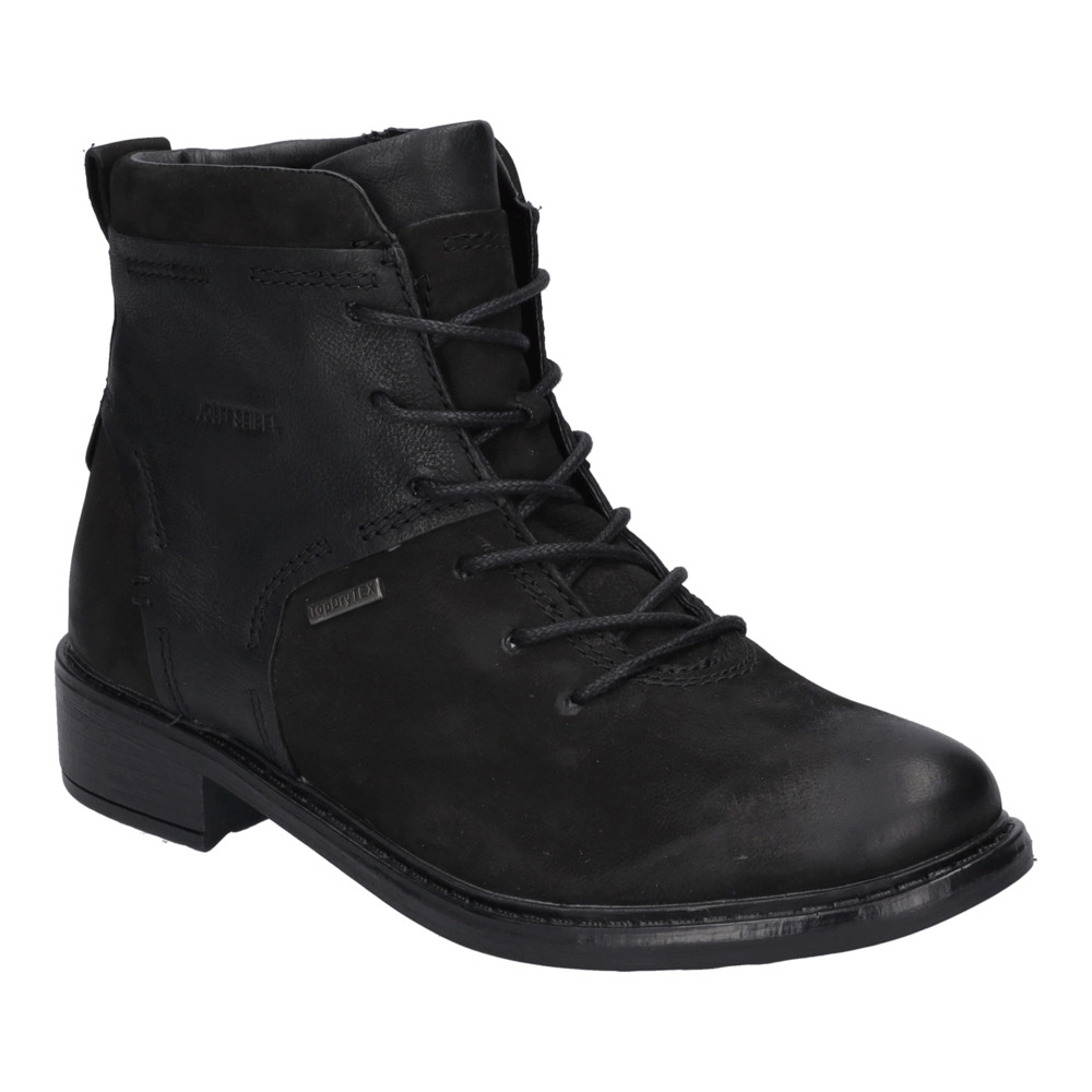 Josef Seibel 97450 Selena 50 black Tex zip lace boot Sizes - 37 to 42. Price - £120