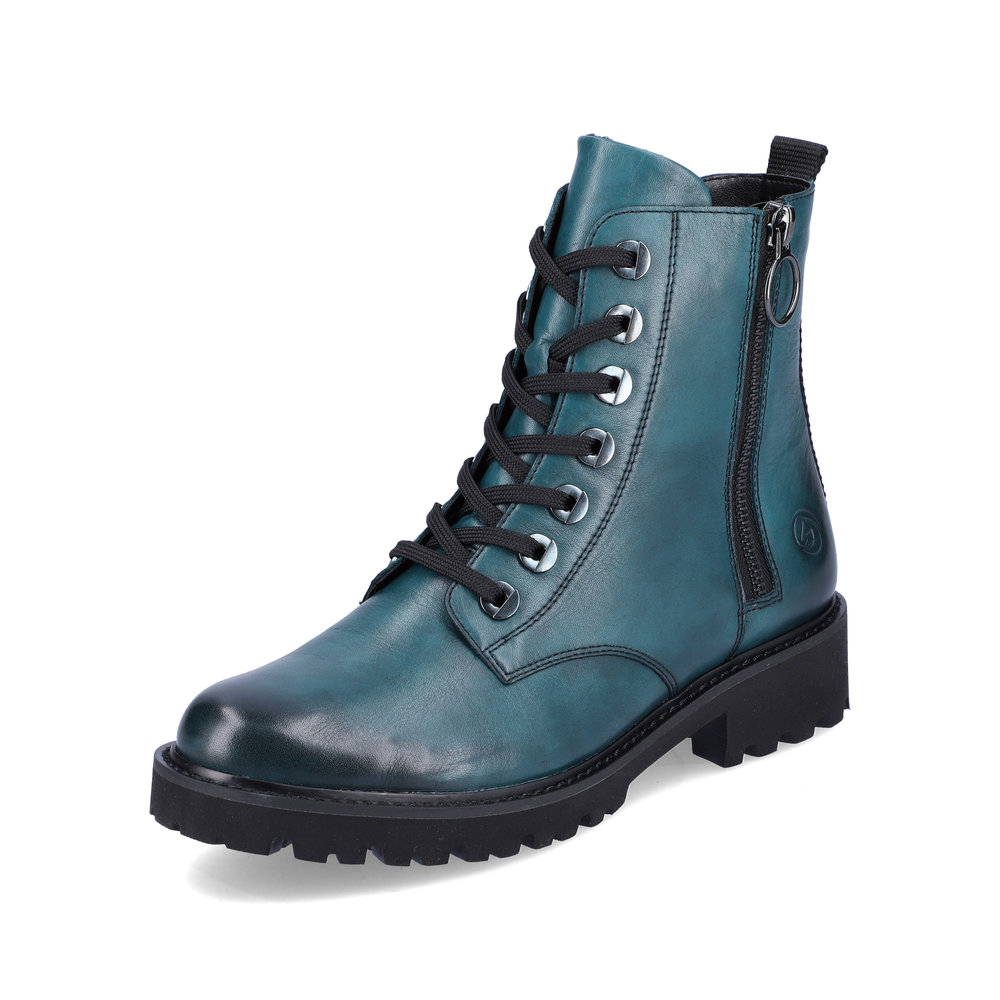 Remonte D8671-12 Teal zip lace boot Sizes - 37 to 41. Price - £105