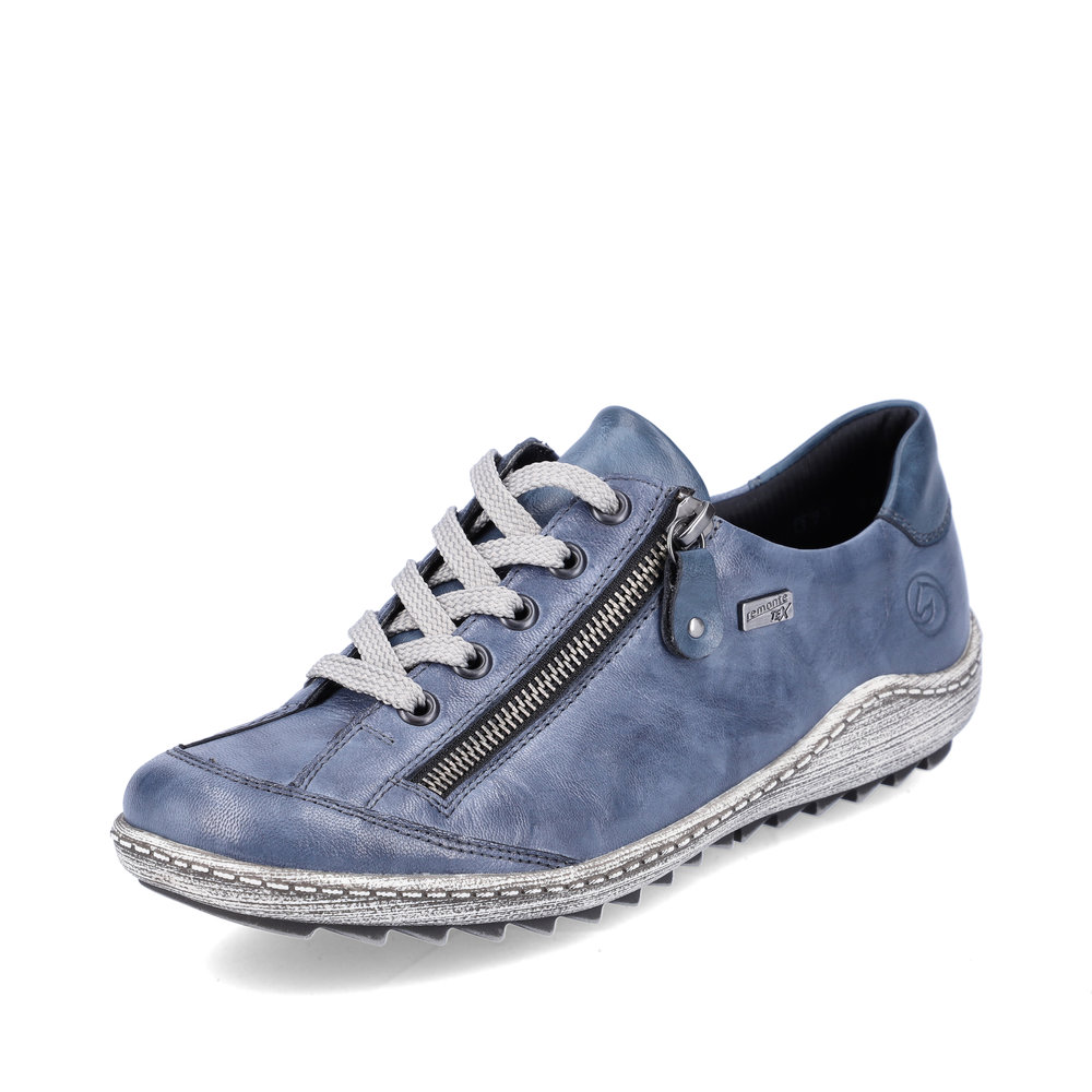 Remonte R1402-15 Blue Tex zip lace shoe Sizes - 37 to 42. Price - £75