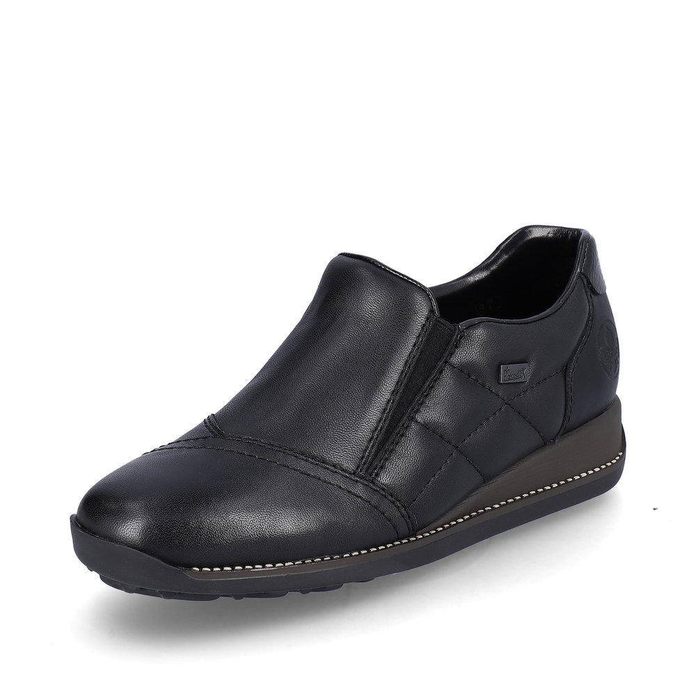 Rieker 44277-00 Black Tex zip shoe Sizes - 37 to 41. Price - £79
