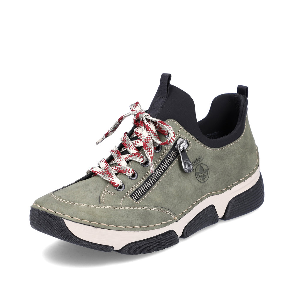 Rieker 45973-54 Green multi stretch shoe Sizes - 37 to 41. Price - £69