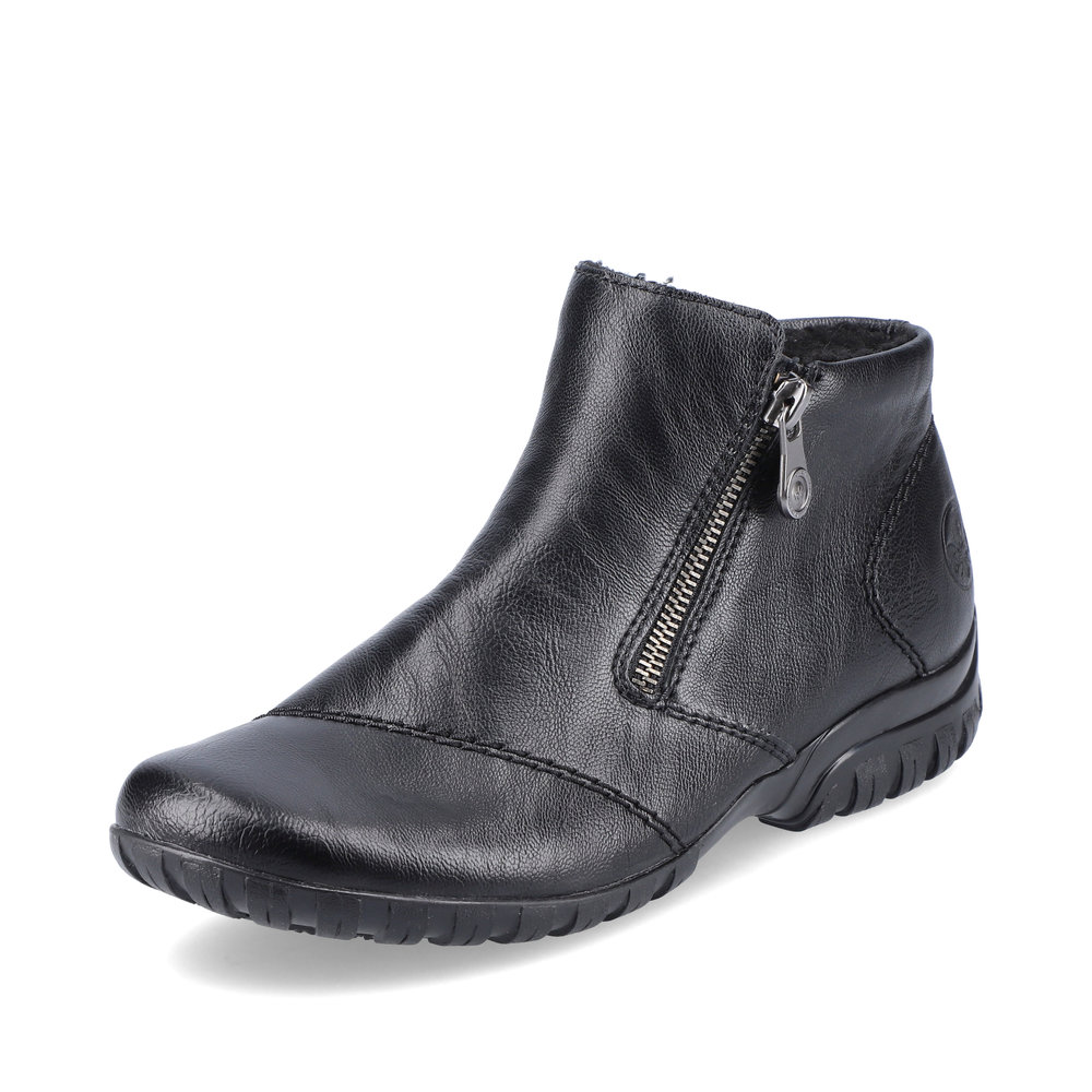 Rieker L4663-01 Black twin zip boot Sizes - 37 to 42. Price - £69