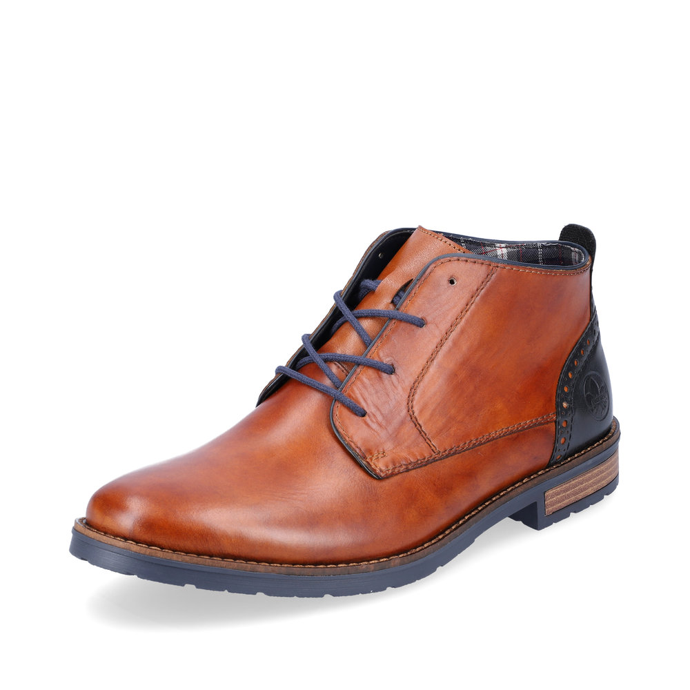 Rieker Mens 14605-22 Tan lace boot Sizes - 41 to 45. Price - £89