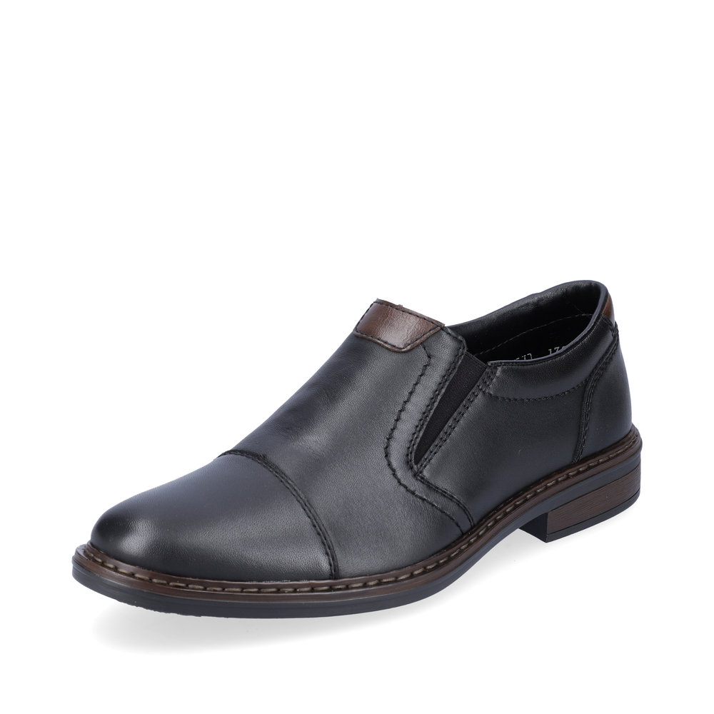 Rieker Mens 17659-00 Black slip on shoe Sizes - 41 to 46. Sizes - 41 to 46. Price - £77