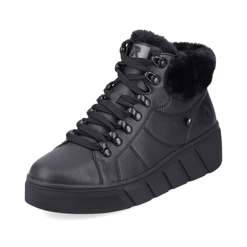 Rieker W0560-00 Black zip lace boot Sizes - 37 to 41. Price - £89