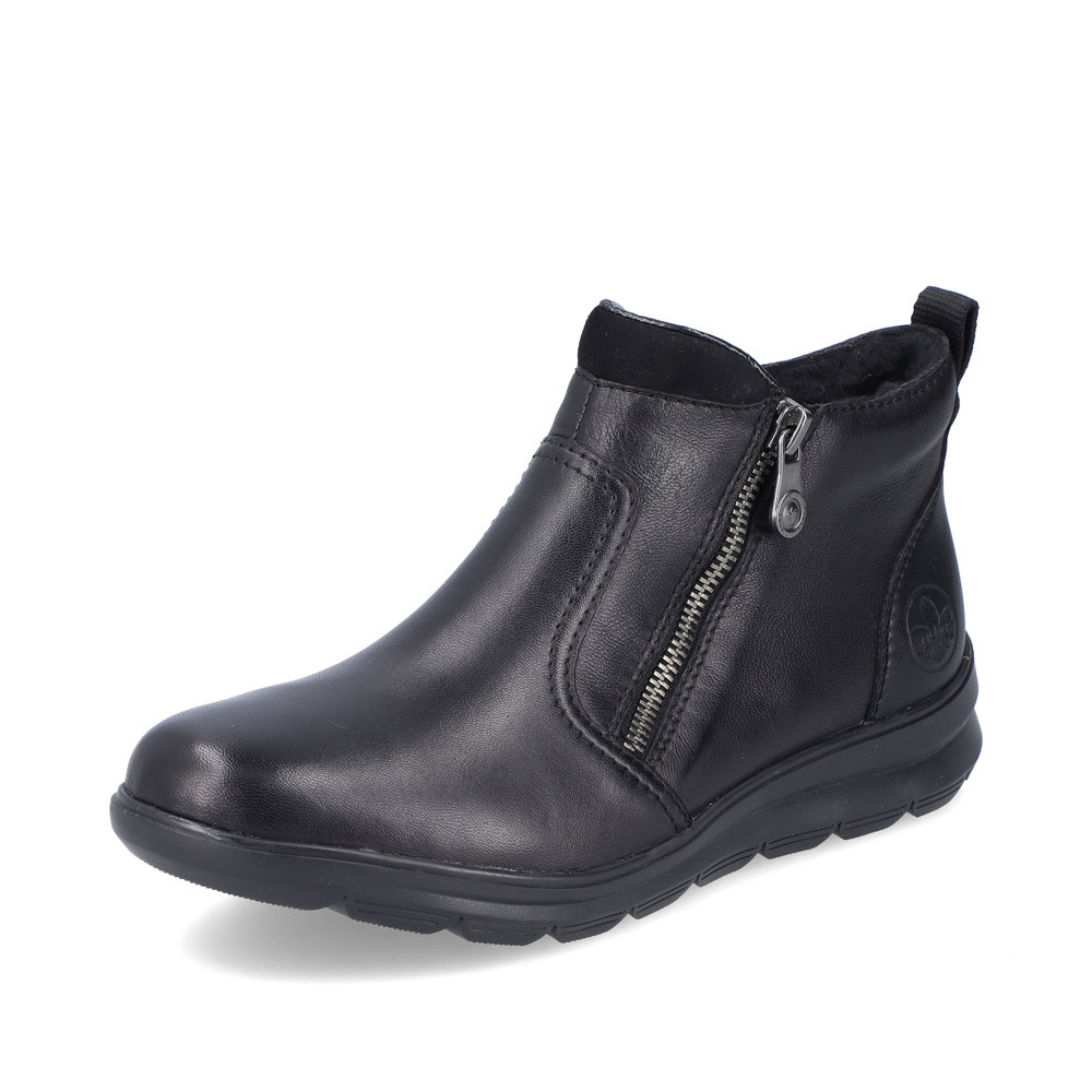 Rieker Z0060-00 Black twin zip boot Sizes - 38 to 42. Price - £79