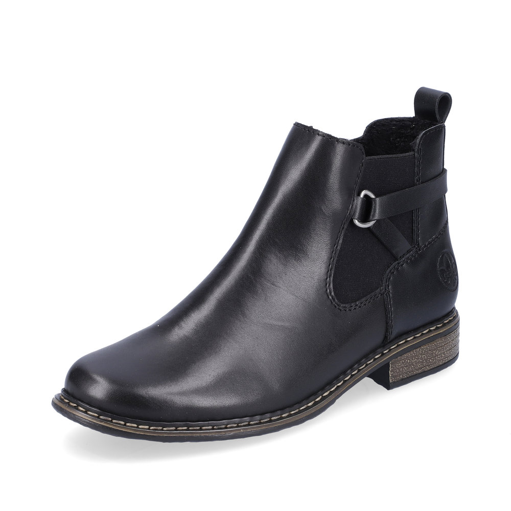 Rieker Z4981-00 Black zip boot Sizes - 37 to 42. Price - £75