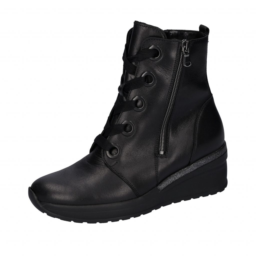 Waldlaufer 939814 H Clara Black zip lace boot  Sizes - 4.5 to 7.  Price - £115 