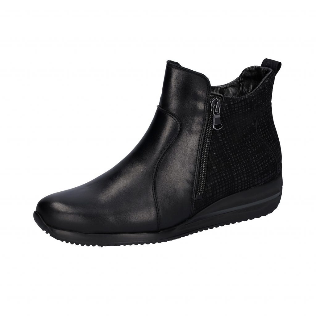 Waldlaufer 980808 Himona Black twin zip boot Sizes - 4 to 6.5.  Price - £105