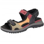 Waldlaufer 769004 H Sora black multi sandal  Sizes - 5 to 8.  Price - £85