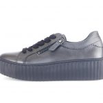 Gabor 53.200.69 Dolly Antiqsilver zip lace shoe Sizes - 5.5 to 7. Price - £110 NOW £69