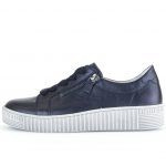 Gabor 53.334.26 Wisdom Dark Navy zip lace shoe. Sizes - 5.5 only. Price - £95