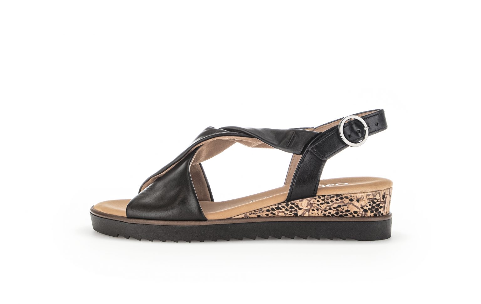 Gabor 62.751.27 Rich black sandal  Sizes - 5 to 7.  Price - £89 NOW £69